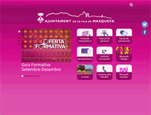 Tablet Screenshot of masquefa.cat